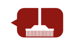 Abfegen mit Besen oder Schrubber