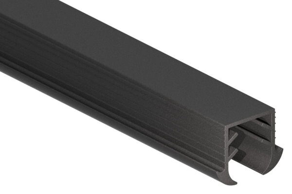 Keildichtung für Glas 11,52 - 13,52mm, für Nut 24x24mm, 3000mm, EPDM