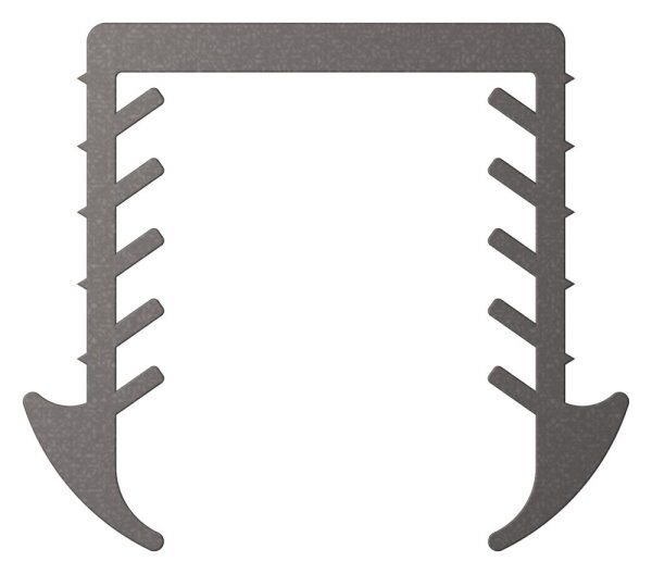 Keildichtung für Glas 16,76 - 17,52mm, für Nut...