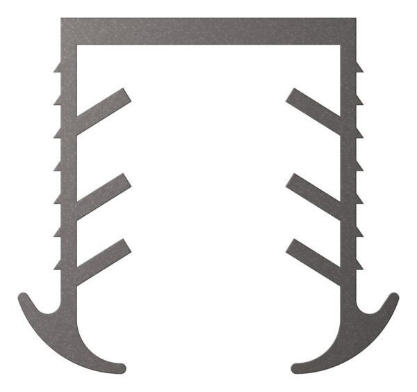 Keildichtung für Glas 16,76 - 17,52mm, für Nut...