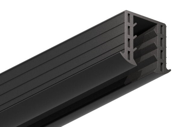Keildichtung für Glas 16,76 - 17,52mm, für Nut 34x34mm, 6000mm, EPDM