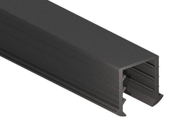 Keildichtung für Glas 24,76 - 25,52mm, für Nut 34x34mm, 6000mm, EPDM