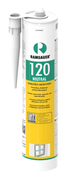 Neutraler Silikondichtstoff schwarz, 310ml Kartusche, zum...