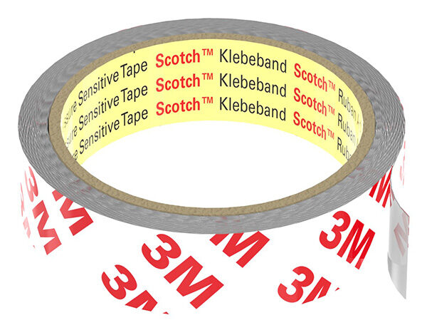 Klebeband mit Breite 18mm, Dicke 0,4mm, 6000mm, transparent, zum Aufkleben der Abdeckungen 80310-ALU sowie 80610-ALU.
Wir empfehlen auf 3000mm L: 2 Bahnen zu verwenden, eine im oberen und eine im unteren Bereich.