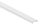 Kantenschutz EXTRA SLIM, für Glas 12,00 - 13,52mm, L: 3000mm, zum Aufkleben, Aluminium eloxiert mit Edelstahleffekt (E4/EV1)
