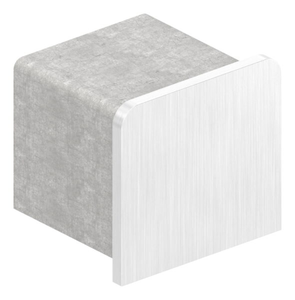 Endkappe für Edelstahl-U-Profil 80530-XXX, V2A...