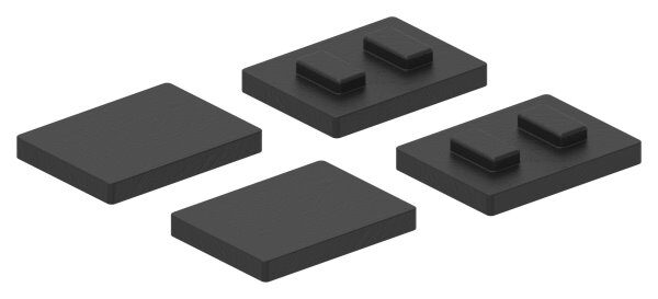 Gummis für Glasausrichter 80570-XXX-XX, 4...