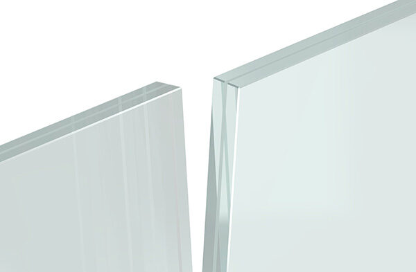 Glasausrichter aus Kunststoff für Ganzglasgeländer für  Glas 16,76 - 17,52mm, zum Ausrichten der Scheiben- Befestigung erfolgt mit transparentem Silikon