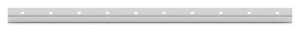 Vordachprofil eleganza canopy, L: 2005mm, Aluminium eloxiert mit Edelstahleffekt (E4/EV1), mit ETA (European Technical Assessment) und Typenstatik
