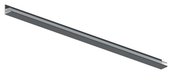 Vordachprofil eleganza canopy, L: 2205mm, Aluminium pulverbeschichtet RAL7016, mit ETA (European Technical Assessment) und Typenstatik