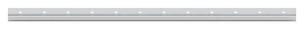 Vordachprofil eleganza canopy, L: 2405mm, Aluminium eloxiert mit Edelstahleffekt (E4/EV1), mit ETA (European Technical Assessment) und Typenstatik