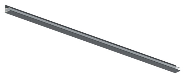 Vordachprofil eleganza canopy, L: 3000mm, Aluminium pulverbeschichtet RAL7016, mit ETA (European Technical Assessment) und Typenstatik