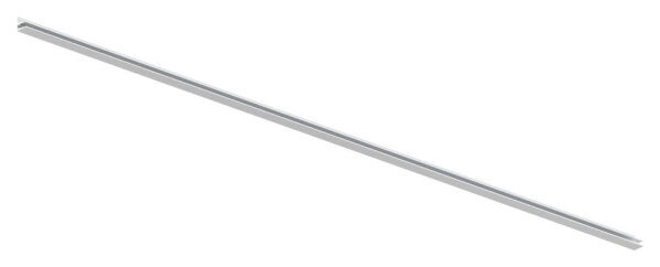 Vordachprofil eleganza canopy, L: 6000mm, Aluminium eloxiert mit Edelstahleffekt (E4/EV1), mit ETA (European Technical Assessment) und Typenstatik