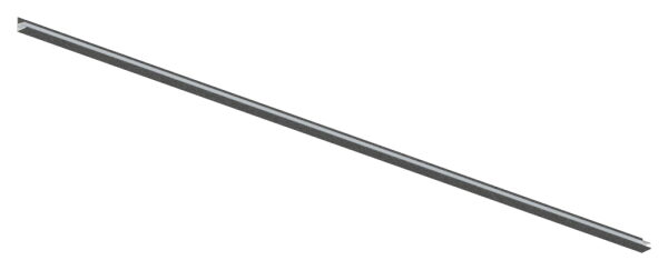 Vordachprofil eleganza canopy, L: 6000mm, Aluminium pulverbeschichtet DB703, mit ETA (European Technical Assessment) und Typenstatik