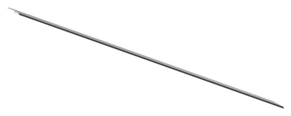 Design-Abdeckung für Vordach-Profil eleganza canopy, L: 2005mm, Aluminium pulverbeschichtet RAL7016, zum Einhängen