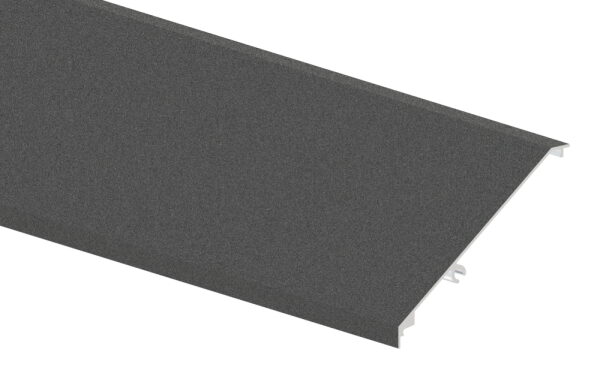 Design-Abdeckung für Vordach-Profil eleganza canopy, L: 2005mm, Aluminium pulverbeschichtet DB703, zum Einhängen