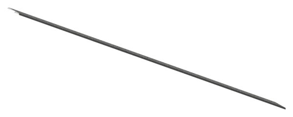Design-Abdeckung für Vordach-Profil eleganza canopy, L: 2005mm, Aluminium pulverbeschichtet DB703, zum Einhängen