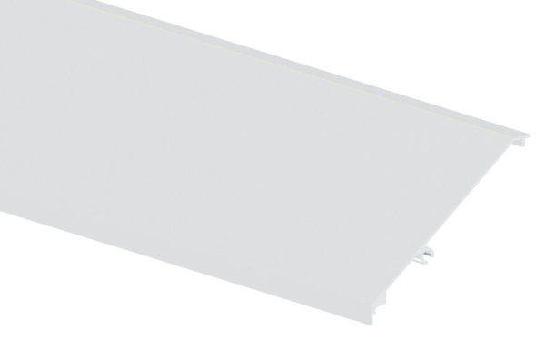 Design-Abdeckung für Vordach-Profil eleganza canopy, L: 3000mm, Aluminium ROH zur Pulverbeschichtung, zum Einhängen