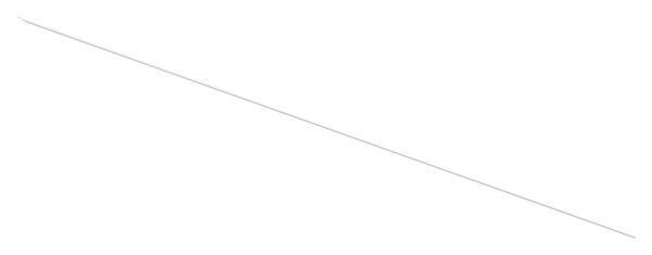 Design-Abdeckung für Vordach-Profil eleganza canopy, L: 6000mm, Aluminium eloxiert mit Edelstahleffekt (E4/EV1), zum Einhängen