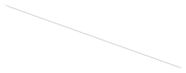 Design-Abdeckung für Vordach-Profil eleganza canopy, L: 6000mm, Aluminium ROH zur Pulverbeschichtung, zum Einhängen