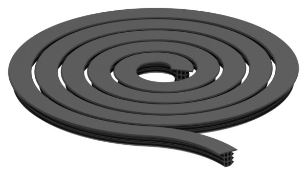 Zwischendichtung für Gläser, Farbe: schwarz, für Gläser 16,76 - 21,52mm, L:3000mm, EPDM
Empfohlenes Spaltmaß: 12mm