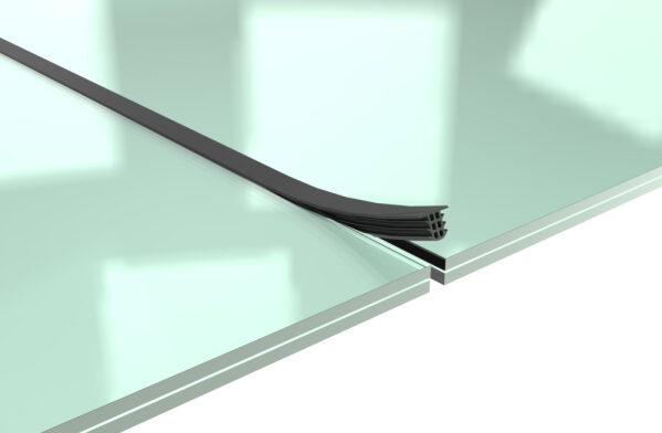 Zwischendichtung für Gläser, Farbe: schwarz, für Gläser 16,76 - 21,52mm, L:3000mm, EPDM
Empfohlenes Spaltmaß: 12mm