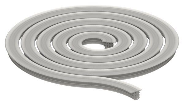 Zwischendichtung für Gläser, aus Silikon, für Gläser 17,52 - 21,52mm, L=3000mm
Empfohlenes Spaltmaß: 12mm