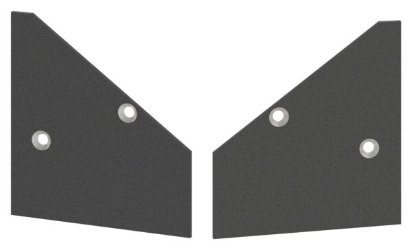 Montage-Set zu Vordach-Profil eleganza canopy, für Glas 21,52mm mit der Breite 2,200m, bestehend aus 1x Auflagegummi, 1x Glasschutzgummi (geteilt), 1x Dichtgummi, 2x Scheibensicherung, 1x seitliche Endkappe links, 1x seitliche Endkappe rechts, 1x Montagea