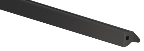 Montage-Set zu Vordach-Profil eleganza canopy, für Glas 17,52mm mit der Breite 2,400m, bestehend aus 1x Auflagegummi, 1x Glasschutzgummi (geteilt), 1x Dichtungsgummi, 2x  Scheibensicherung, 1x seitliche Endkappe links, 1x seitliche Endkappe rechts, 1x Mon