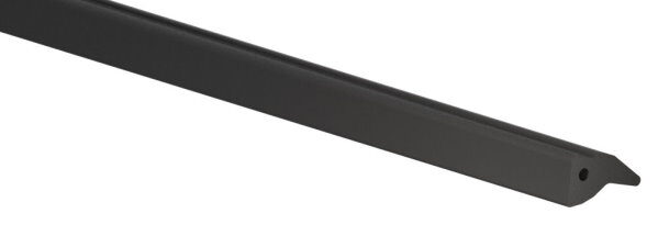 Montage-Set zu Vordach-Profil eleganza canopy, für Glas 21,52mm mit der Breite 3000mm, bestehend aus 1x Auflagegummi, 1x Glasschutzgummi (geteilt), 1x Dichtungsgummi, 2x  Scheibensicherung, 1x seitliche Endkappe links, 1x seitliche Endkappe rechts, 1x Mon
