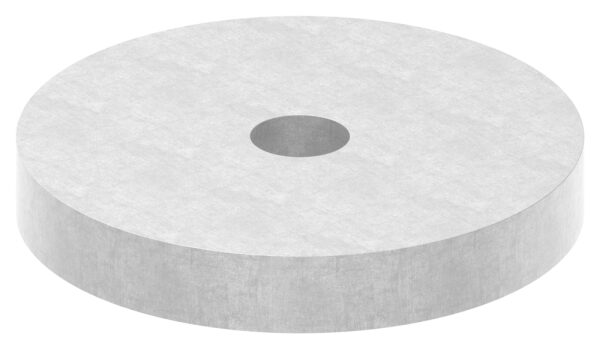 Lastverteilungsplatte rund, Ø80x12mm, Stahl feuerverzinkt