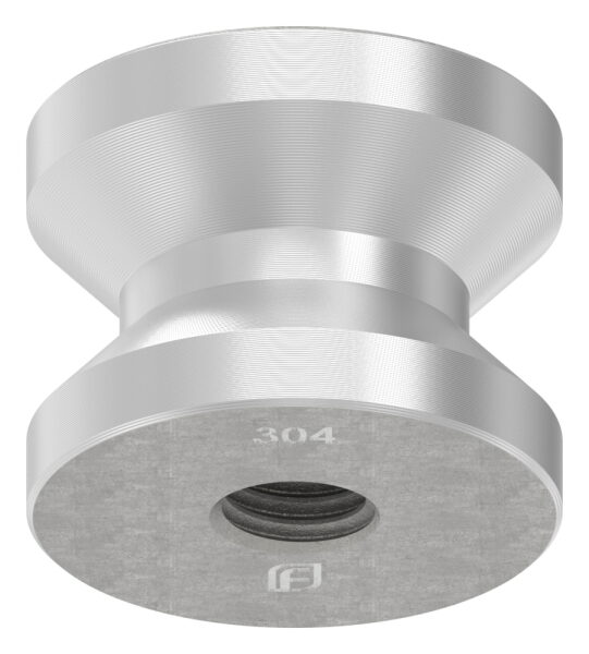 Einschweißgewinde mit M12 Gewinde für Rohr 42,4 x 2,0mm, Länge 30mm, V2A