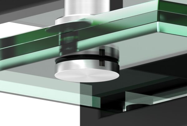 Einschweißgewinde mit M12 Gewinde für Rohr 42,4 x 2,0mm, Länge 30mm, V2A