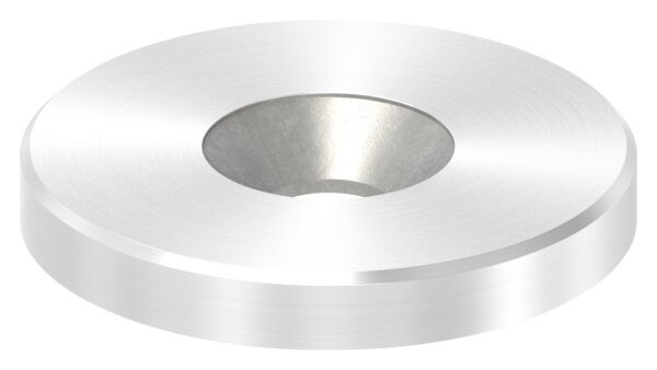 Schraubplatte Ø 60 x 8mm, mittig gesenkt für...