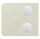 Glasklemme Mod. 11, Maße: 45x45x27mm, Anschluss: 33,7mm, in Edelstahleffekt, inkl. aller Schrauben und Abdeckplättchen