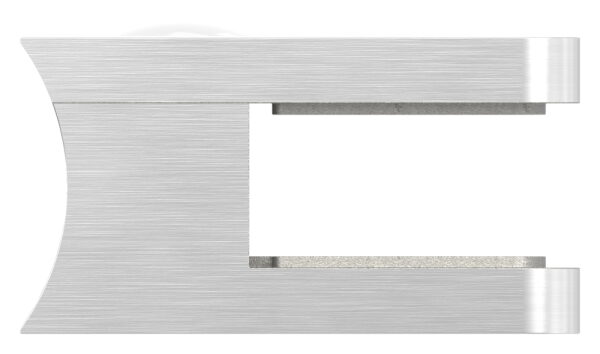 Glasklemme Mod. 11, Maße: 45x45x27mm, Anschluss: 42,4mm, V2A, inkl. aller Schrauben und Abdeckplättchen