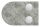 Glasklemme Mod. 12, Maße: 63x45x28mm, Anschluss: 33,7mm, Zink roh, inkl. aller Schrauben, Sicherungsstift und Abdeckplättchen