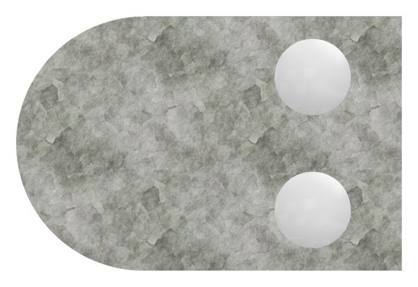 Glasklemme Mod. 12, Maße: 63x45x28mm, Anschluss: 42,4mm, Zink roh, inkl. aller Schrauben, Sicherungsstift und Abdeckplättchen