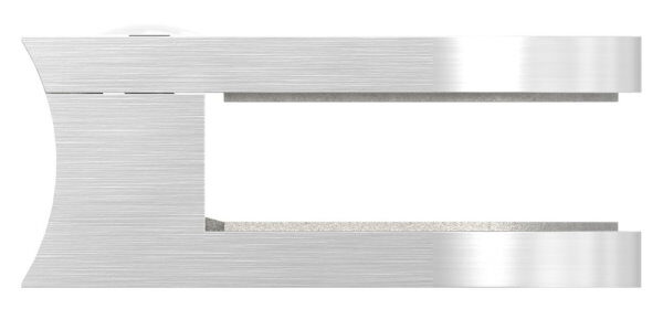 Glasklemme Mod. 12, Maße: 63x45x28mm, Anschluss: 48,3mm, V4A, inkl. aller Schrauben, Sicherungsstift und Abdeckplättchen