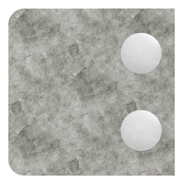 Glasklemme Mod. 14, Maße: 52x52x32,5mm, Anschluss: gerade, Zink roh, inkl. Sicherungsstift, aller Schrauben und Abdeckplättchen