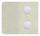 Glasklemme Mod. 14, Maße: 52x52x32,5mm, Anschluss: 42,4mm, in Edelstahleffekt, inkl. Sicherungsstift, aller Schrauben und Abdeckplättchen