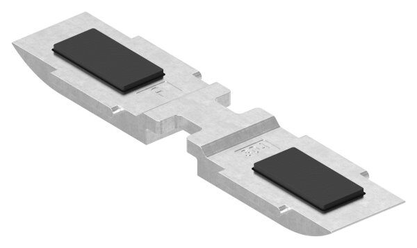 Sichtschutz Sicherungsboden zu Mittelklemme Mod. 25, V2A