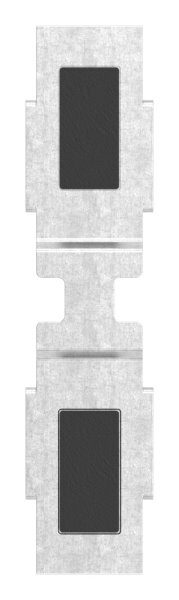 Sichtschutz Sicherungsboden zu Mittelklemme Mod. 25, V4A