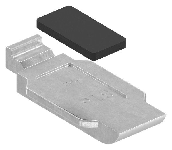 Sichtschutz Sicherungsboden zu Endklemme Mod. 26, V4A