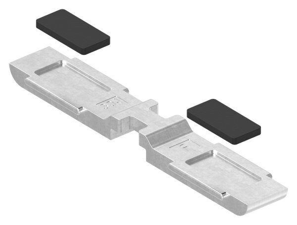 Sichtschutz Sicherungsboden zu Mittelklemme Mod. 26, V2A
