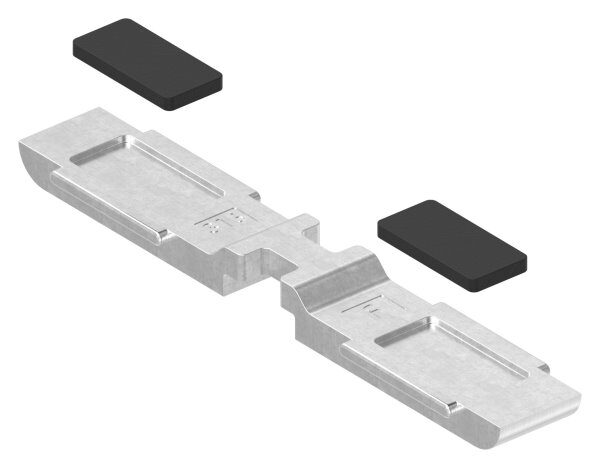 Sichtschutz Sicherungsboden zu Mittelklemme Mod. 26, V4A