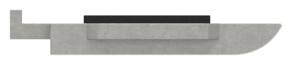 Sicherungsplatte für Mod. 45 , V4A,