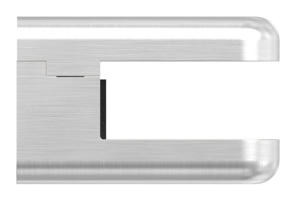 Glasklemme Mod. 45, Maße: 45x45x26mm, Anschluss: gerade, inkl. aller Schrauben und Abdeckplättchen, V4A,