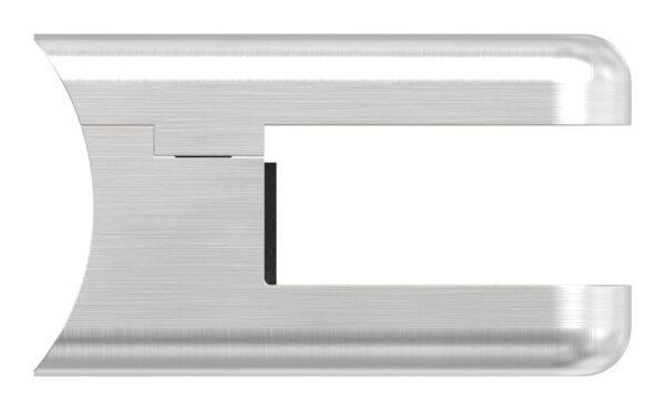 Glasklemme Mod. 45, Maße: 45x45x26mm, Anschluss: 42,4mm, inkl. aller Schrauben und Abdeckplättchen, V2A