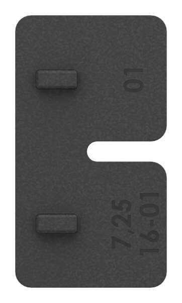 Gummi 1 Paar für  Mod. 11, Blech 1,5 mm